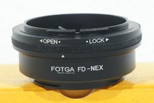 Fotga FD-NEX  E-Mt Adapter Canon FD / FL / NFD Lens to Sony E / NEX, open box