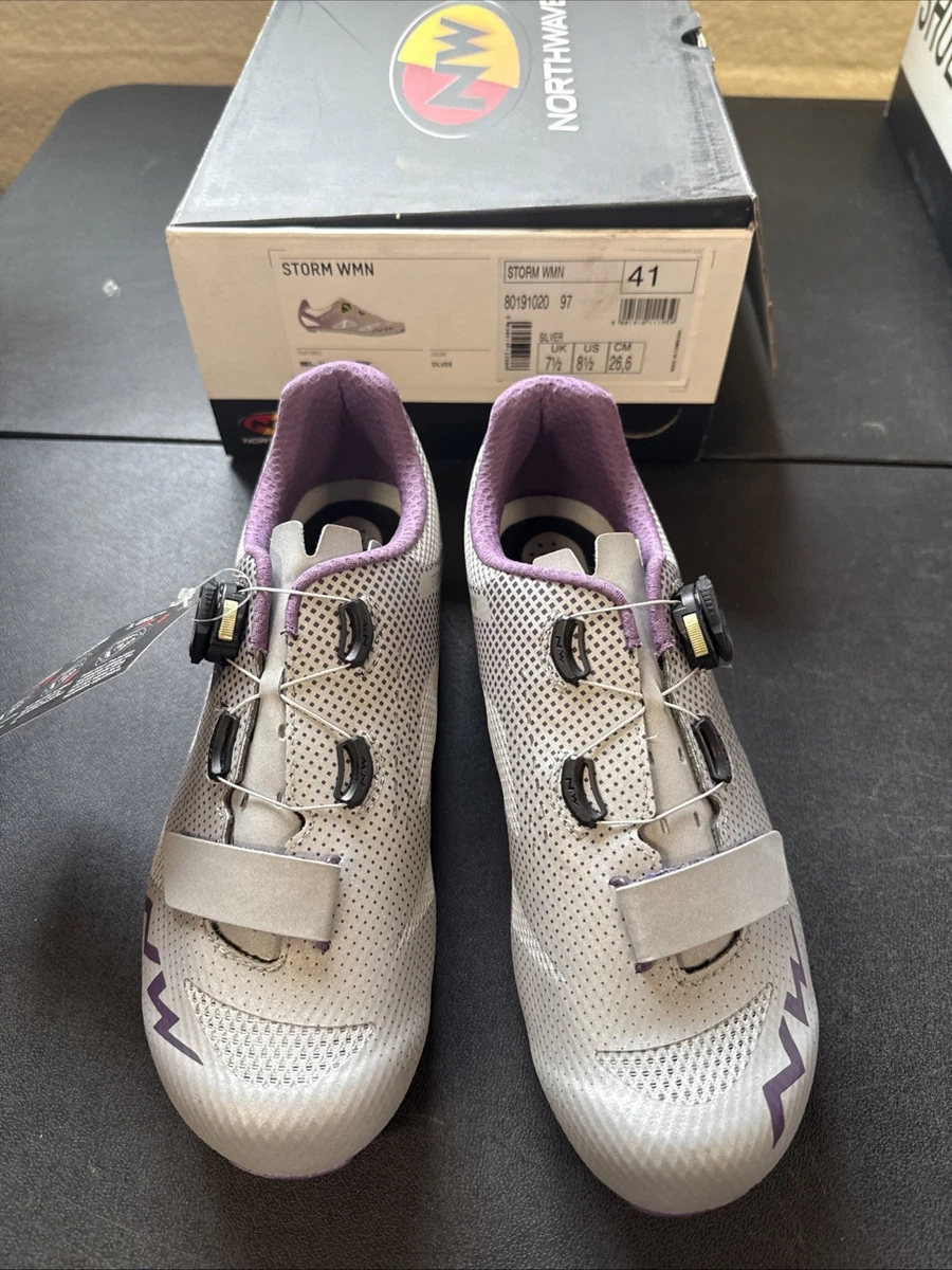 Chaussures Cyclistes Tiebao – 41 / 8.5 – Femme – Noires – Clip-in Pour Spinning