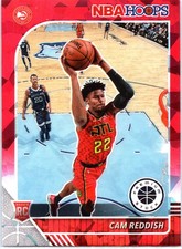2019-20 Hoops Premium Stock #207 Cam Reddish Prizms Red Cracked Ice