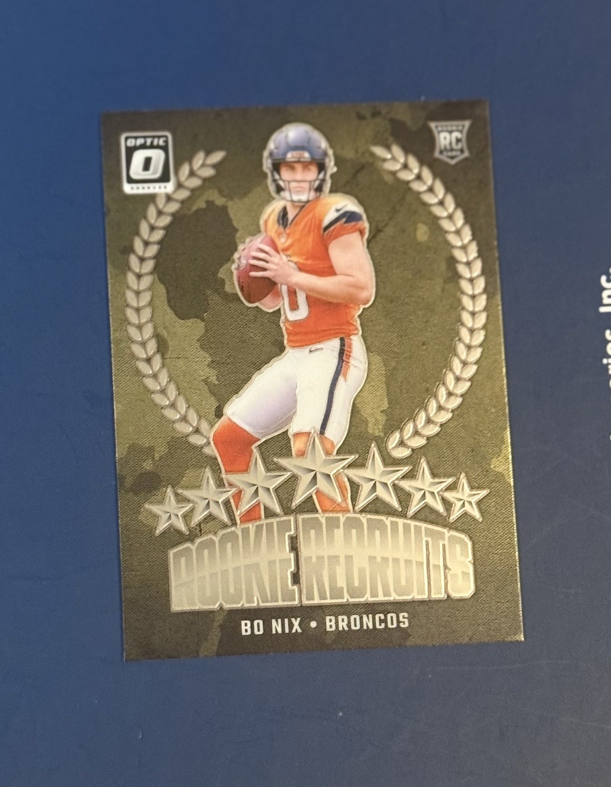 2024 Panini Donruss Optic - Rookie Recruits Bo Nix #4 (RC)