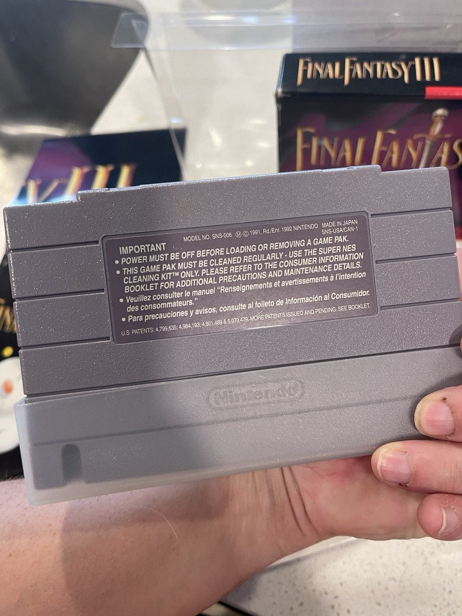 Final Fantasy III (Nintendo SNES, 1994) for sale online | eBay Final Fantasy III (Nintendo SNES, 1994) for sale online | eBay