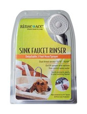 Rinse Ace Chrome Metal Sink Faucet Rinser 1.5 GPM 2" Face 3/4