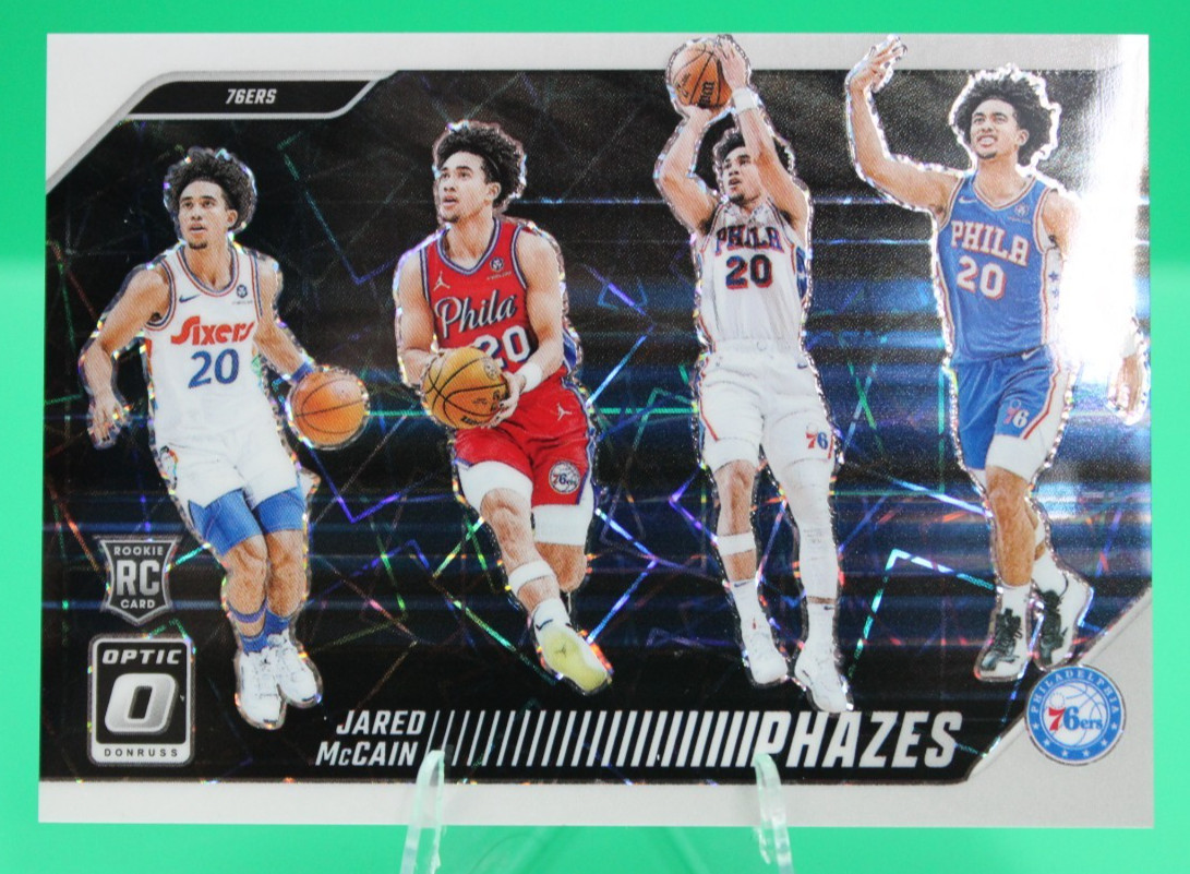 2024-25 Panini Donruss Optic Jared McCain Phazes Philadelphia 76ers RC Case Hit