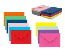 Colorful Self-Seal Envelopes 5" x 7" Assorted Colors Bulk Pack Envelopes for ...