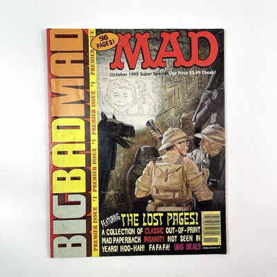 #ad MAD Magazine Big Bad MAD Premiere Issue #1 October 1995 Super Special 96 Pages $7.99