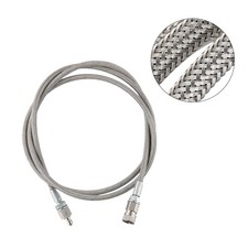 Quick Disconnect Inflation Hose 1Pc 4500 PSI 60 Stainless Steel High Pressure