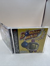 Bomber Man Party Edition for PlayStation 1 with Registration Card