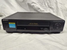 Sony VCR SLV 478  Video Tape Recorder VHS Player Tested Working No Remote