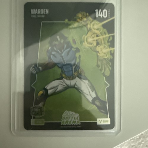 2026 BoBA Battle Arena Glow Battlefoil #BF-66 SP Warden Cam Ward RC Rookie
