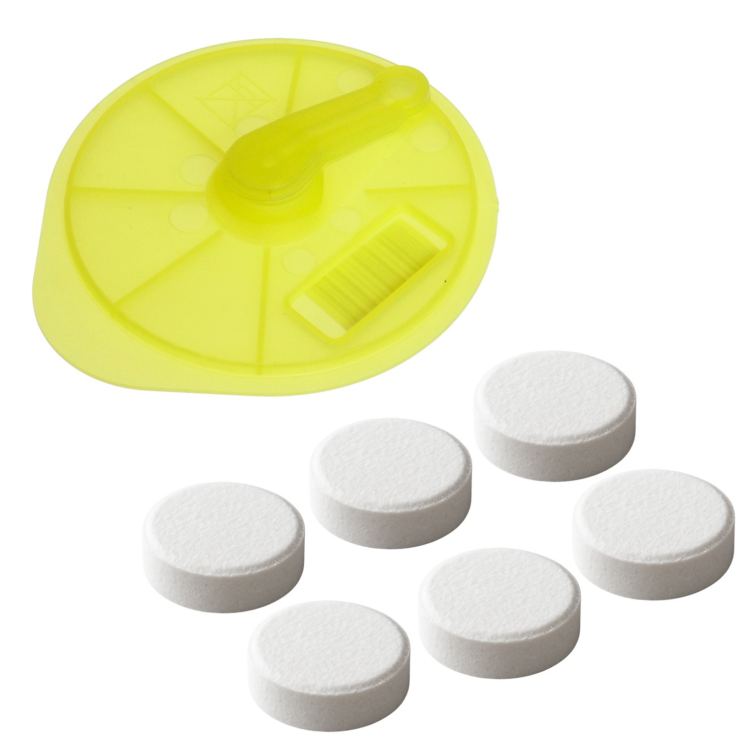 Service T-Disc & Pack of 6 Descaling Tablets for Bosch Tassimo TAS1000 Series