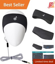 Sleep Headphones Stereo with Ultra Thin Speakers Over Ear for Side Sleepers