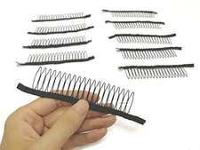 10pcs Long Lace for Wig Cap Hair Extension Small Clips Styling Tools