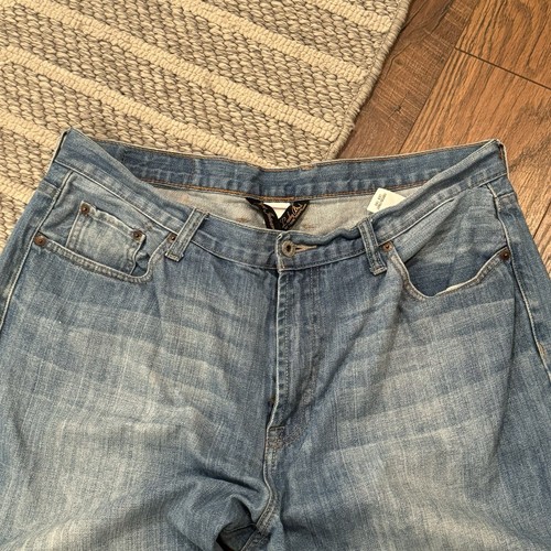 Vintage Lucky Brand Jeans Robertson Straight Leg 165 Blau Baggy Y2K 2000er Herren 38 - Bild 3 von 12