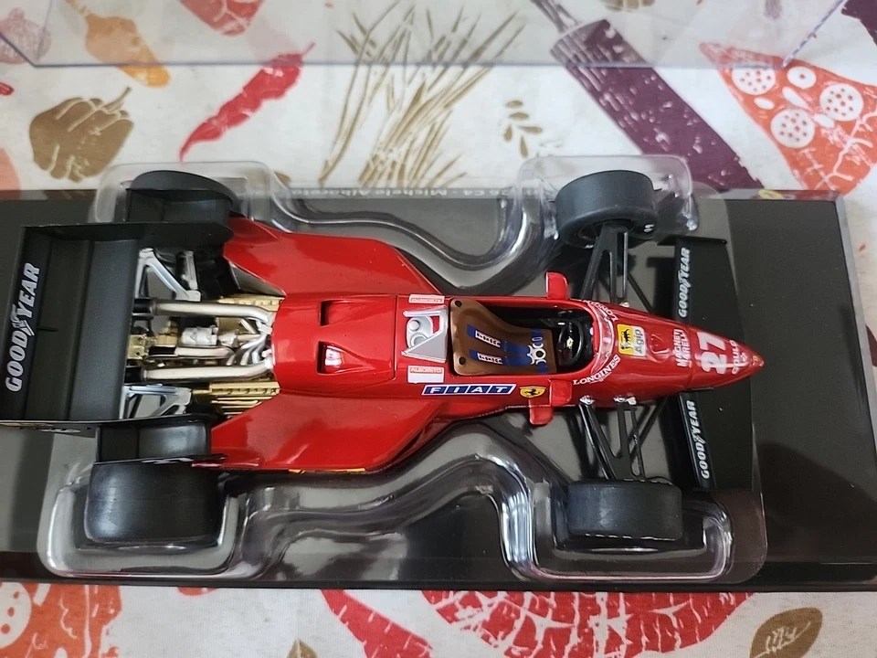 D09 DAMAGED 1/24 F1 Ferrari 126 C4 Alboreto 1984  Centauria Atlas Panini Altaya  - Immagine 3 di 4