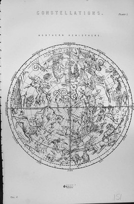 Alte Mackenzie um 1880 Wissenschaft Sternbilder nördliche Hemisphäre Astron viktorianisch