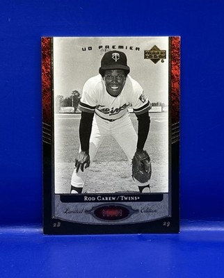 2007 Upper Deck Premier #25 Rod Carew Minnesota TWINS #/99