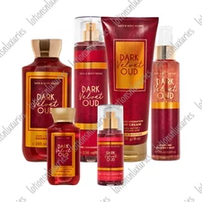 Bath & Body Works DARK VELVET OUD Diamond Mist Body Wash Cream Lotion 6pc Set