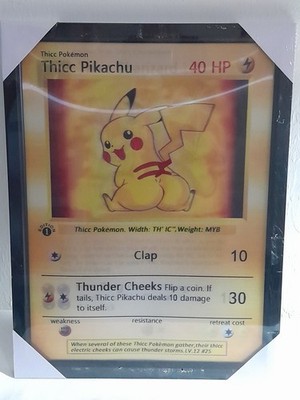 3D Motion Effect Lenticular Art Poster- Pikachu, Thicc Charizard Home DecorGift