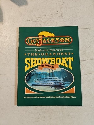 Vintage General Jackson The Grandest Showboat Book.  Nashville, Tennessee 