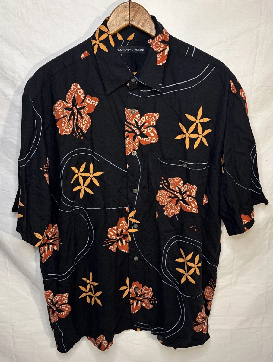 Natural Issue Short Sleeve Black Shirts for Men for sale | eBay