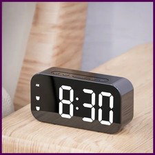LED Digital Alarm Clock Sound Control Temperature Display Multi-Function Silent