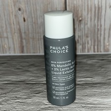 NEW Paula  s Choice- 6 Mandelic  2 Lactic Acid- Liquid Exfoliant 1 fl oz NWOB