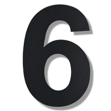 BetLight Modern Large House Numbers-12 Inch High Stainless Steel Floating Hom...