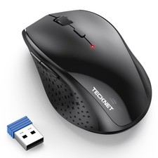 Wireless Mouse, 2.4G USB Computer Mouse with 6-Level Adjustable 4800 DPI, 30 ...