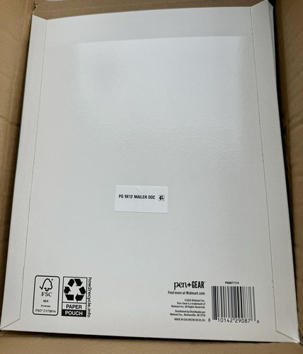 2 Hüllen mit 36 selbstklebenden weißen 9x12 Dokumentenversandtaschen - Bild 2 von 4
