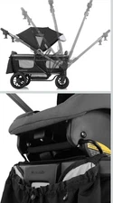 Evenflo Shyft Rideshare All-Terrain Performance Stroller Wagon (Sterling Black)