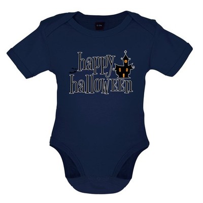 Happy Halloween - Baby/Strampler - Kürbis Scary Geist Lustig Kostüm