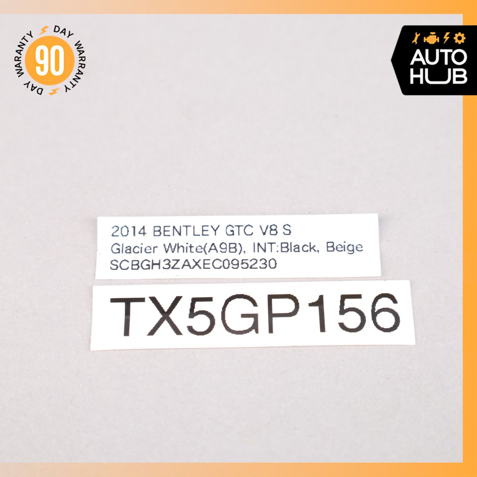 Bentley Continental GTC GT Turbo Left Cut Off Control Valve 079145751F OEM 49k