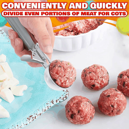 4 oz Ice Cream Scoop with Trigger Release #8 – Stainless Steel Versatile Tool - Picture 8 of 9