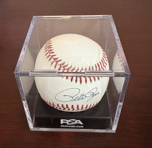 Pete Rose Cincinnati Reds Autographed ONL Baseball PSA/DNA