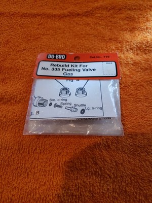 Du-Bro - Rebuild Kit For No. 335 Fueling Valve Gas - Part 718 - JT25