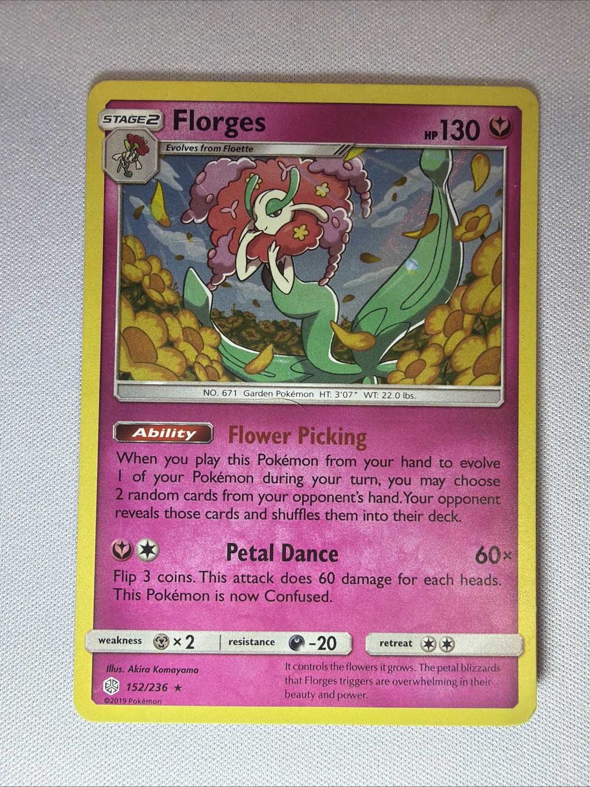 Florges 152/236 Sm-Cosmic Eclipse Holo