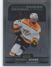 Thomas Novak 2021-22 O-Pee-Chee Platinum #300 Nashville Predators Hockey