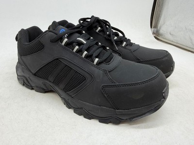 Nautilus Guard Sport Athletic Work Sneakers Men's Black Leather - 9.5 WIDE