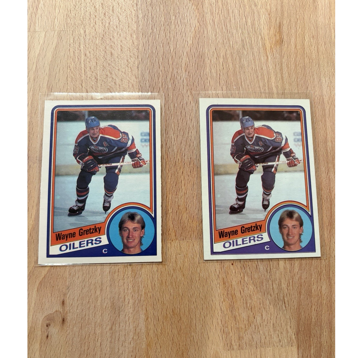 1984-85 Wayne Gretzky O-Pee-Chee #243/Topps #51
