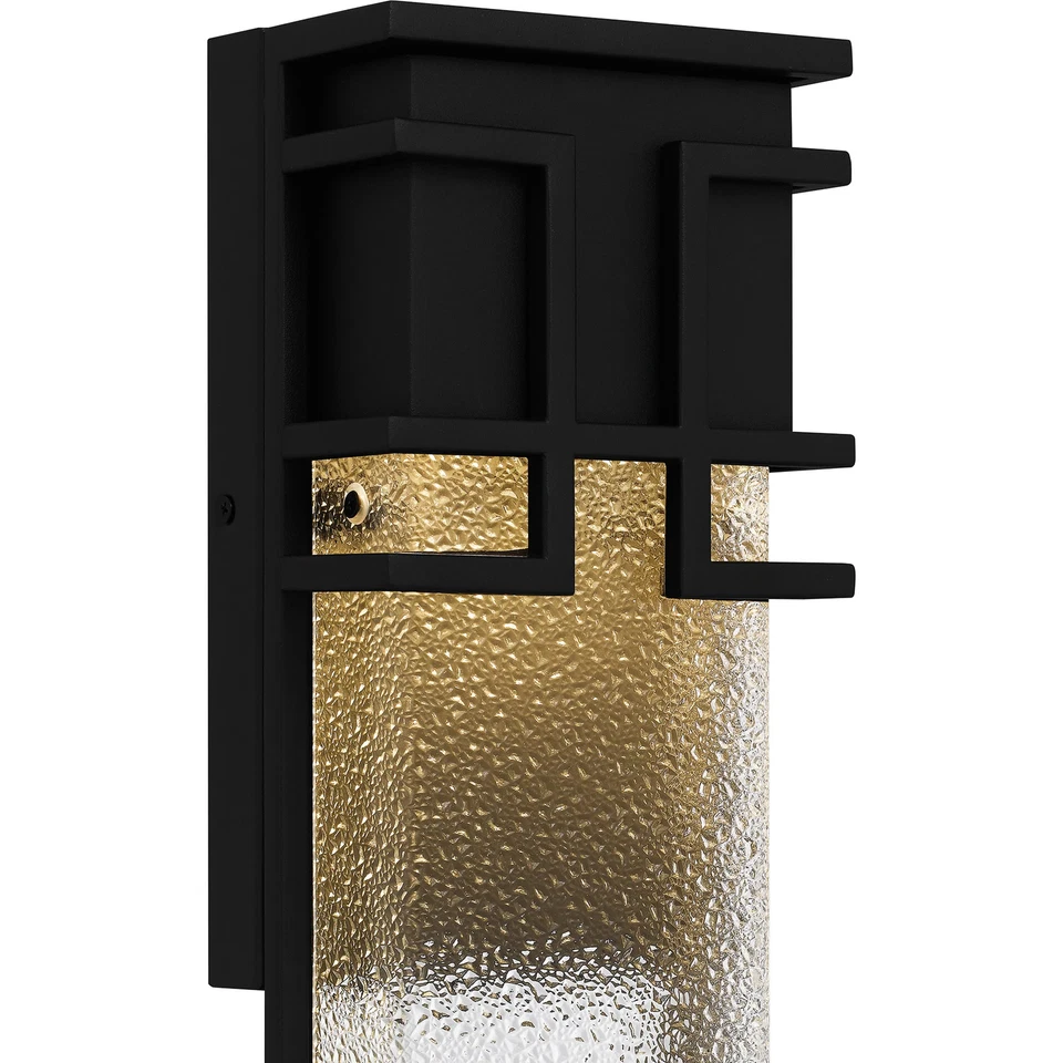 Linterna de pared exterior Daymon integrada LED tierra negra Foto 4 de 4