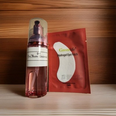 ForThem Universal ROSE WATER FACE CLEANER & PLUMPER AGE REDUCTION W/ EYE PADS