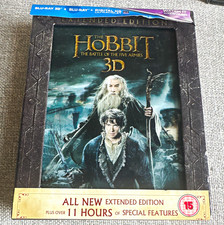 Warner Bros The Hobbit Battle of the Five Armies Blu-ray 3D Extended 15 (2015)