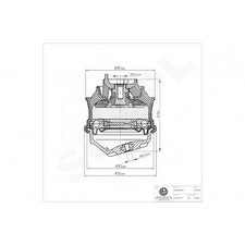 Support moteur Mercedes CLASSE CLC