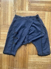 Share Spirit Pinstripe Sarouel Breeches 3/4 Length 31 32 Hand Embroidered