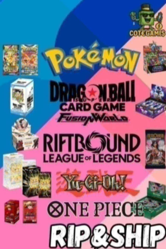 [Live] Sbustiamo [Rip&Ship] Tutti i TCG 👀Pokemon👀One Piece👀LOL👀DBS👀YGO