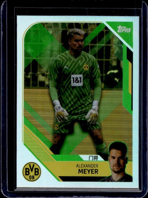 2024 Topps China Edition Borussia Dortmund Alexander Meyer Green Foil #6/10