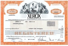 الإلكترونيات و كمبيوتر — XEROX Corporation, Extendible Note, 1983 (25.000 $)