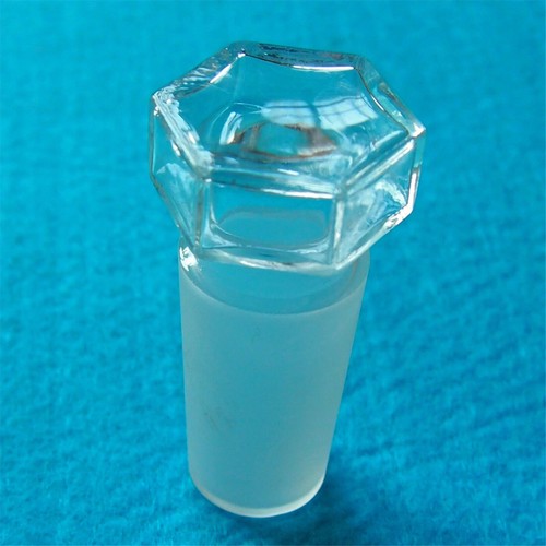250ml 24/40 Round Bottom Glass Flask Single Neck with 24/40 glass stopper free - Picture 2 of 6