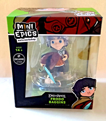 Loot Crate Exclusive Mini Epics Lord Rings Frodo Baggins Figure New NOS Box 2018
