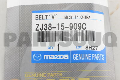 Genuine Mazda Belt with Pump & Alternator ZJ3815909C | ZJ38-15